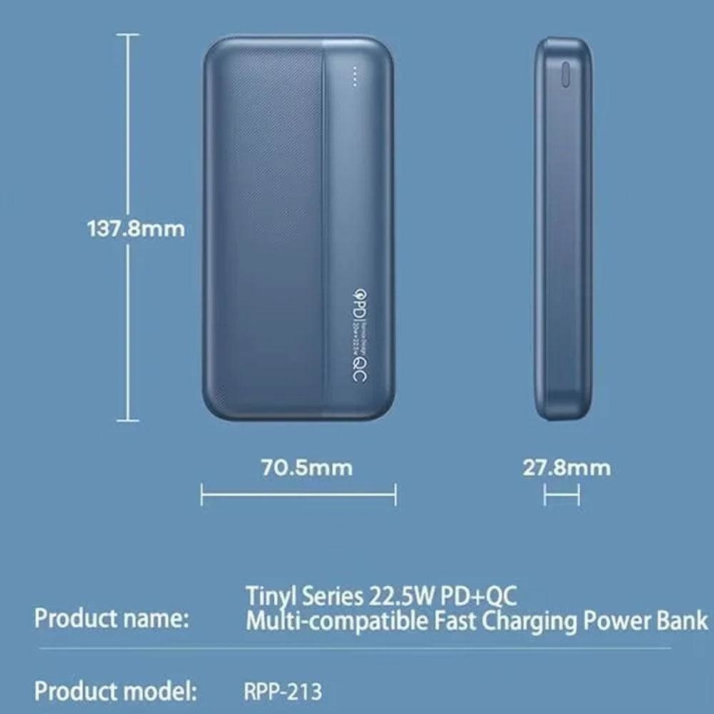 Remax RPP 213 TINYL Series 20000mAh Power Bank Cables & Chargers