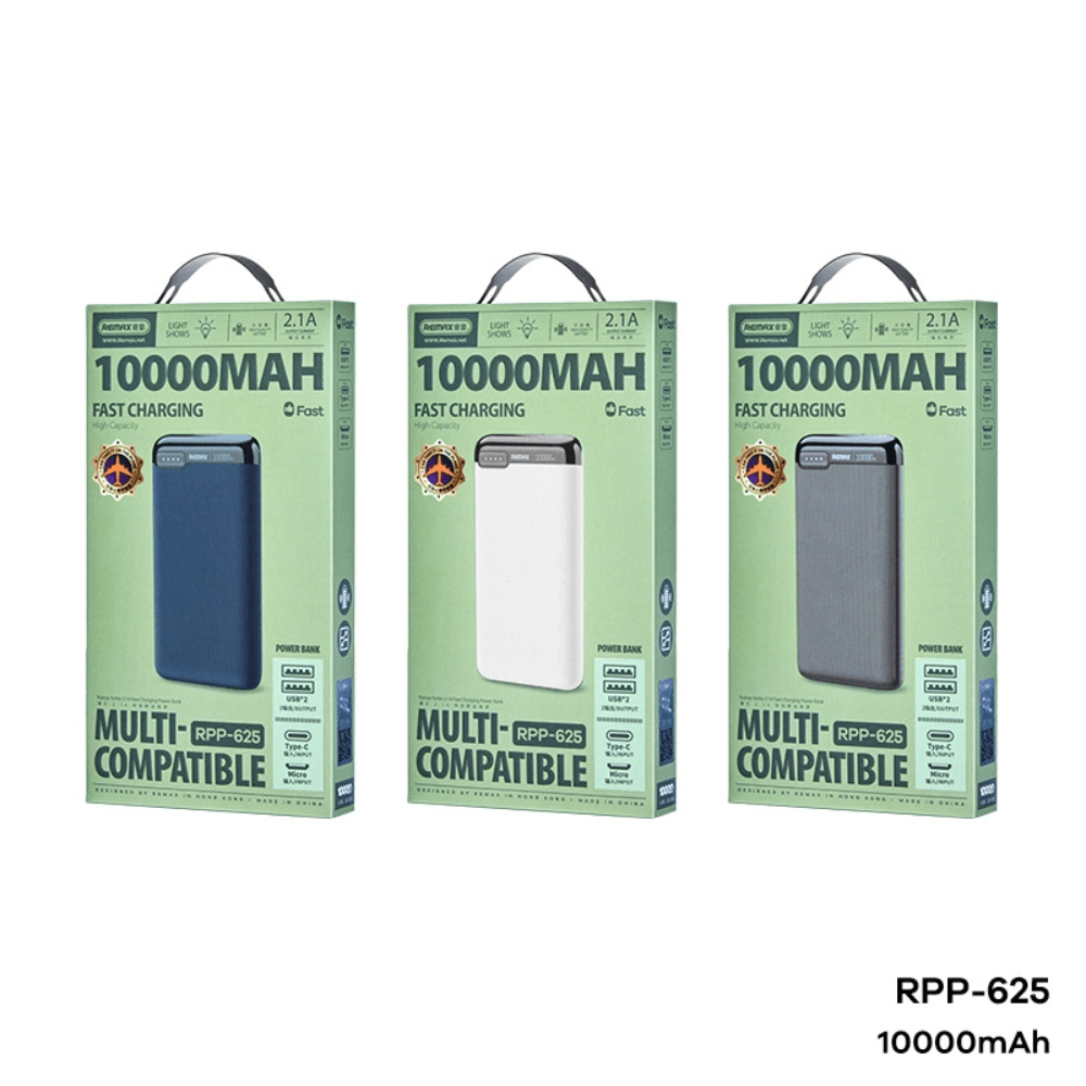 Remax rpp-625 10000mah fast charging power bank - Fun Touch