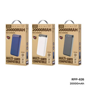 REMAX RPP 626 20000mAh RUINAY SERIES 2.1A FAST CHARGING POWER BANK Cables &