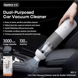 Remax xc-1 air duster car vacuum cleaner