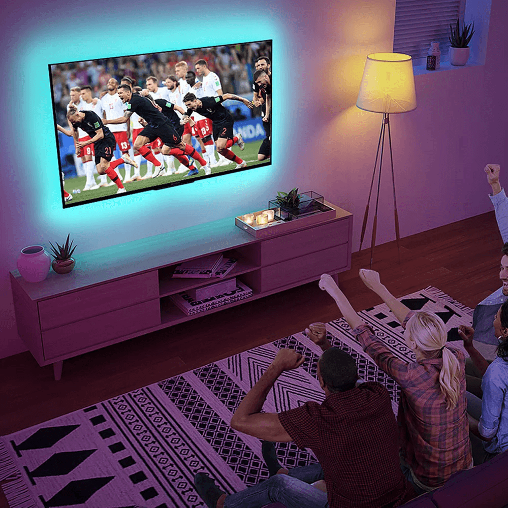 RGB LED Strip light RGB5050 Led with APP Control Lightning