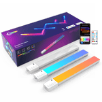 RGBIC DIY Smart Dream Color LED Light Bar 9 Pcs Lightning