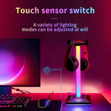 Rgbic headphone stand light display stand detachable ambient light