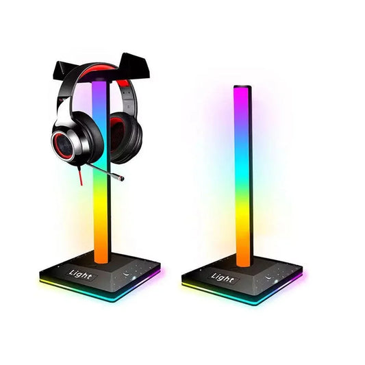 Rgbic headphone stand light display stand detachable ambient light