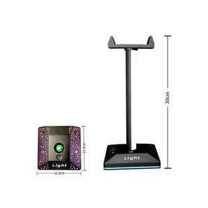 Rgbic headphone stand light display stand detachable ambient light