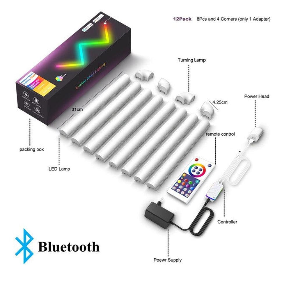 RGBIC LED Smart Wall Lamp Light Lightning