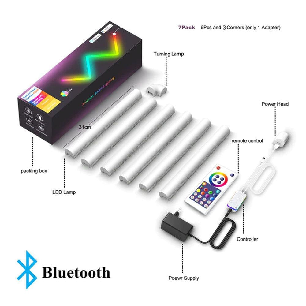 RGBIC LED Smart Wall Lamp Light Lightning