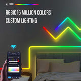 Rgbic led smart wall lamp light - Fun Touch