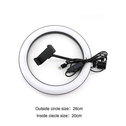 Ring light 26cm with tripod for multiple uses - streaming