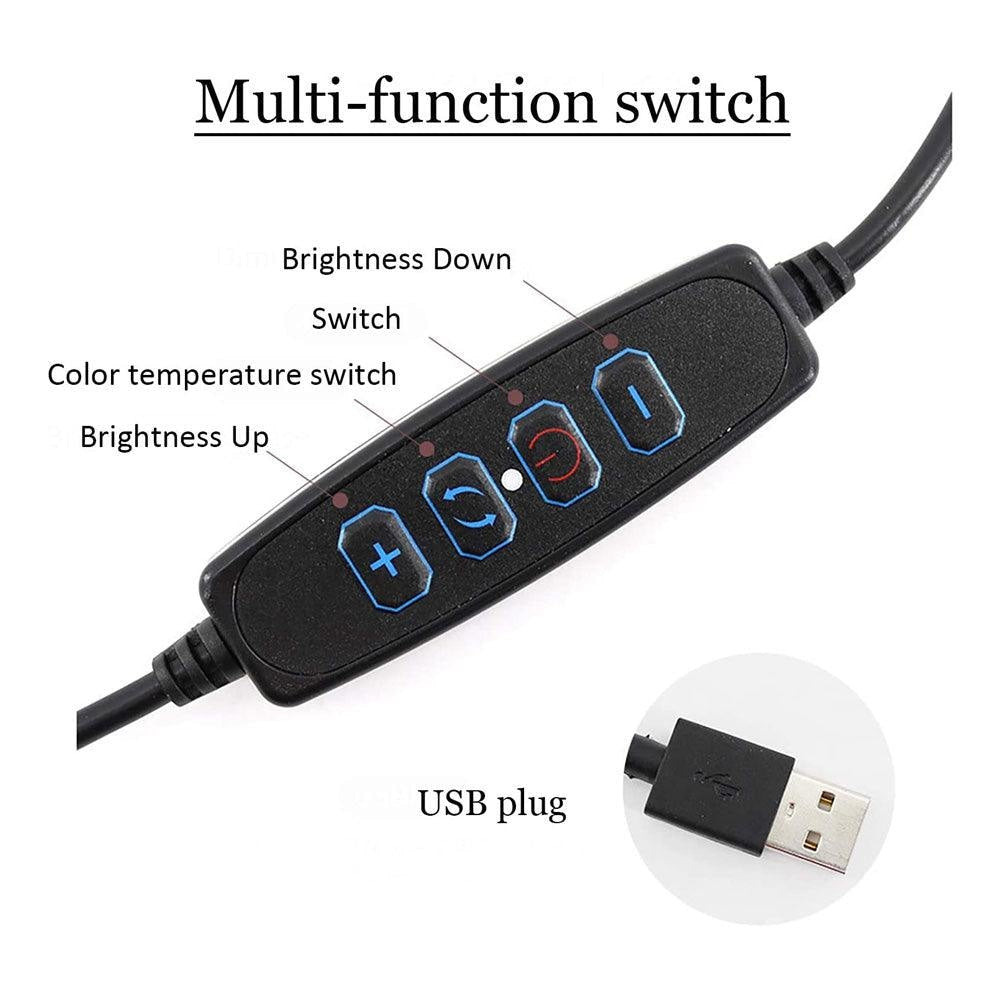 Ring Light 26cm with tripod for Multiple Uses Streaming