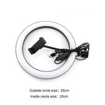 Ring Light 26cm with tripod for Multiple Uses Streaming
