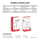 SCAR II EG5 Wired Gaming Earbuds Audio