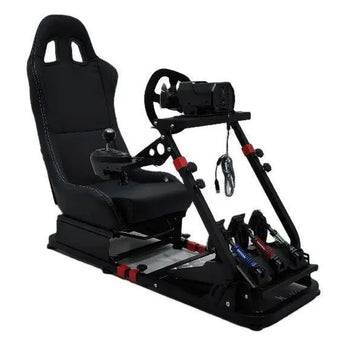 Dragon racing wheel stand with racing seat gy049 joysticks