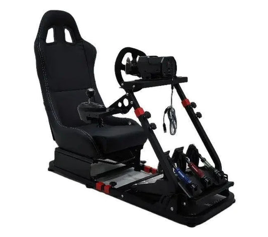 Dragon racing wheel stand with racing seat gy049 joysticks