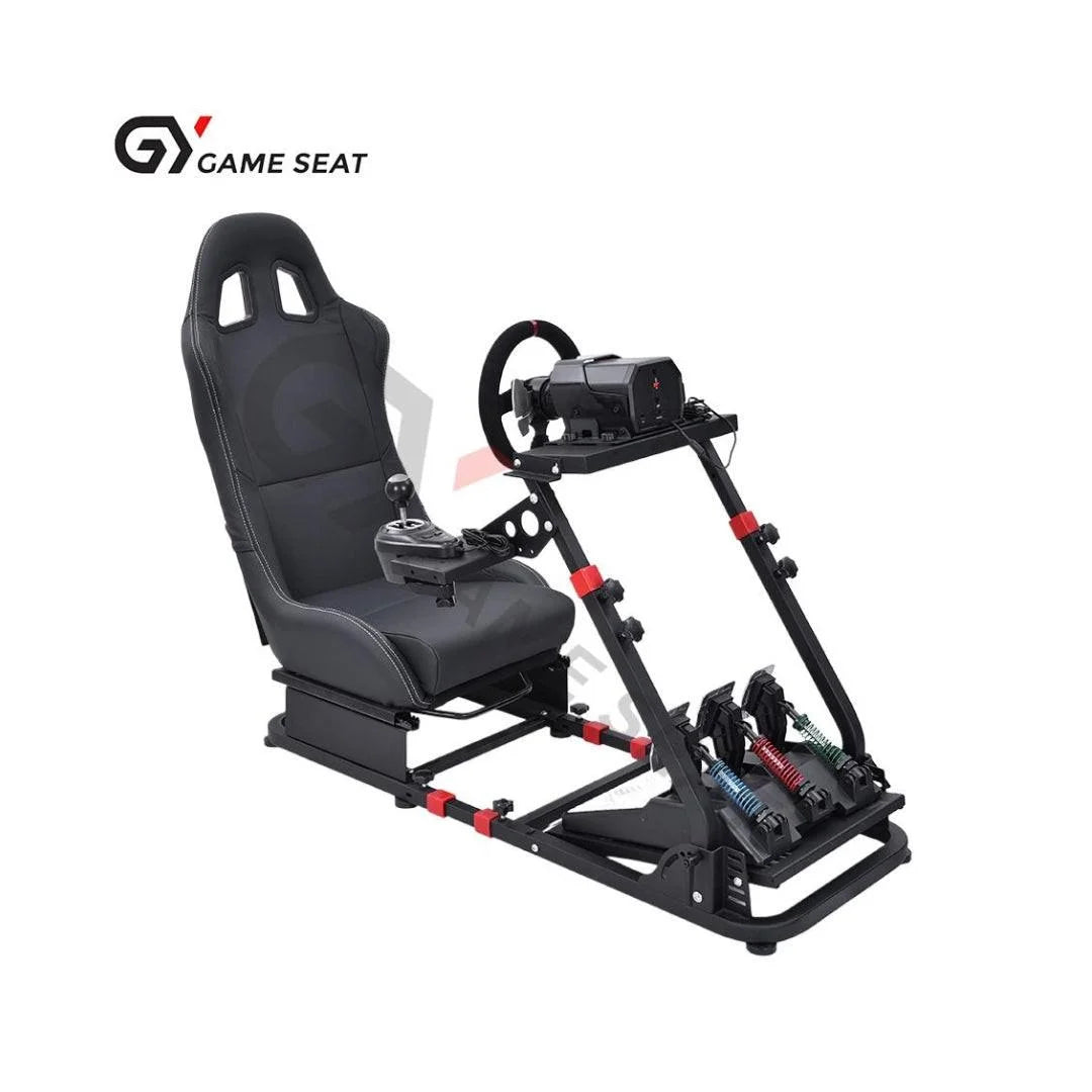 Game seat racing wheel stand with racing seat gy070 home game console