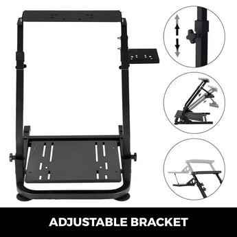 Gameseat gyracing wheel stand for thrustmaster gaming wheels joysticks