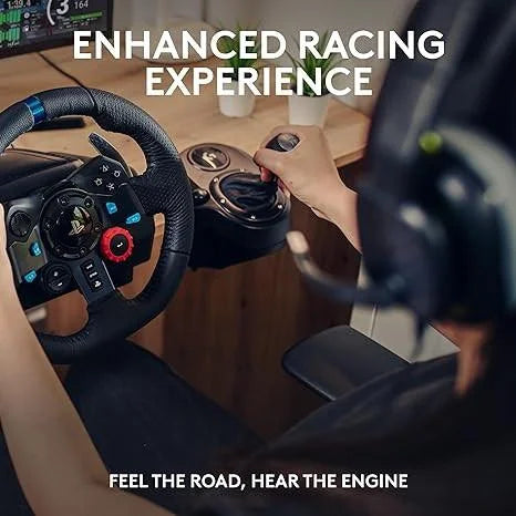 Logitech g29 driving force racing wheel and pedals force feedback real home