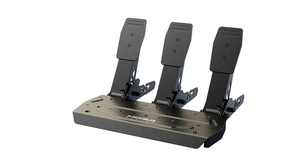 Moza r5 wheel and pedals kit racing simulator 5.5nm direct drive