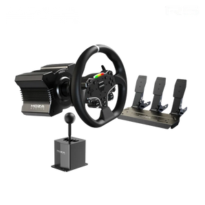 Moza r5 wheel and pedals kit racing simulator 5.5nm direct drive