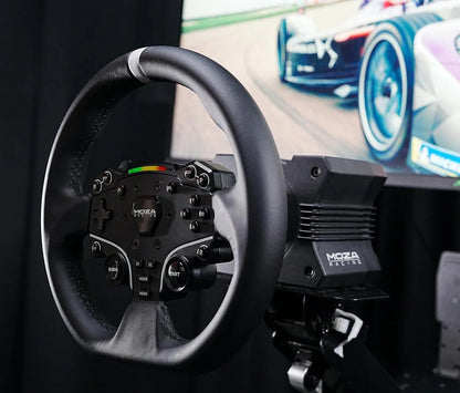 Moza r5 wheel and pedals kit racing simulator 5.5nm direct drive