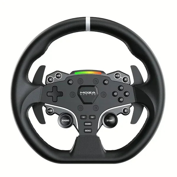 Moza r5 wheel and pedals kit racing simulator 5.5nm direct drive