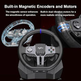 Pxn-v9 gen2 steering wheel gaming steering wheel xbox pc 270/900° car game
