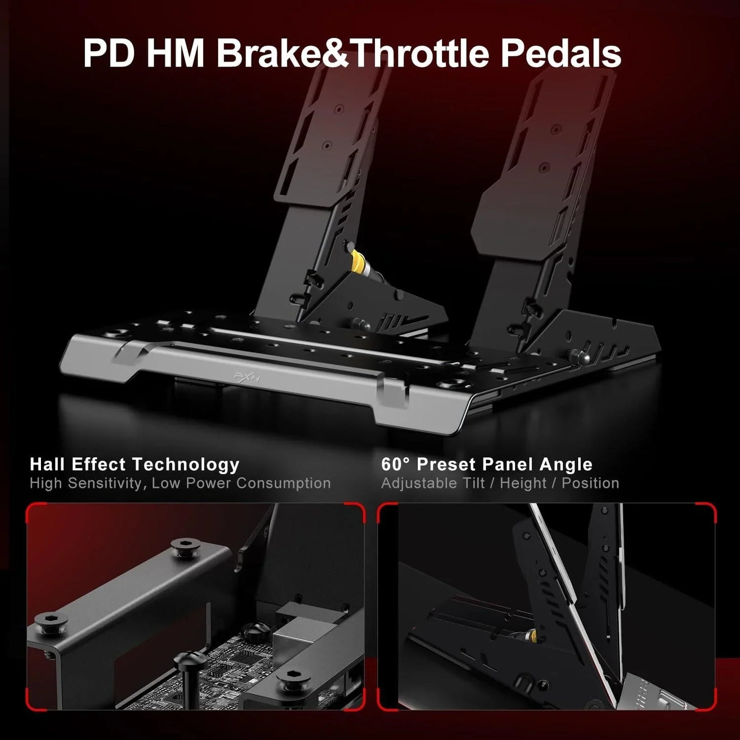 Pxn vd6 bundle: pc steering wheel and pedals – 6 nm direct drive servo motor