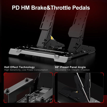 Pxn vd6 bundle: pc steering wheel and pedals – 6 nm direct drive servo motor