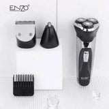 Enzo en-9300 versatile 3-in-1 rechargeable electric shaver rotary electric