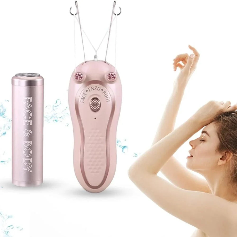 Enzo italy en-0102 threading device and pen for hair removal for face and body