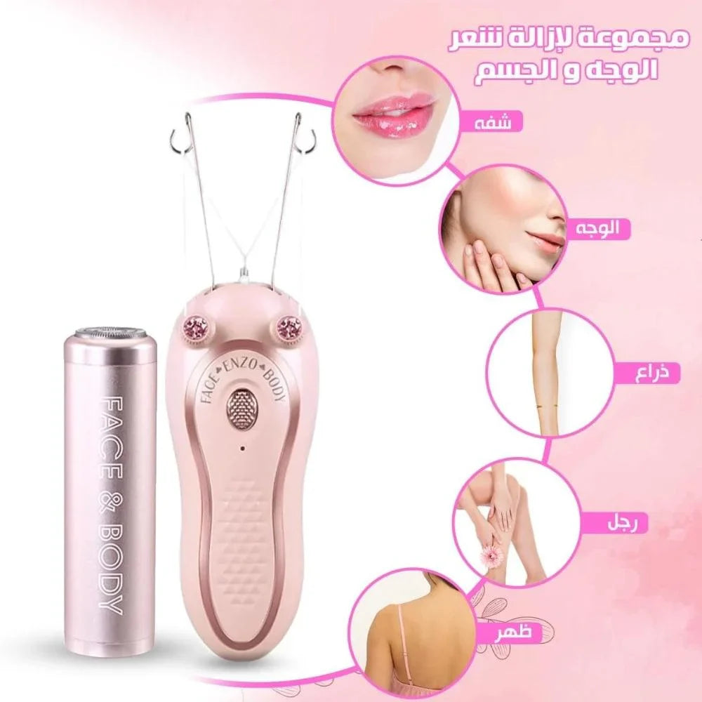 Enzo italy en-0102 threading device and pen for hair removal for face and body
