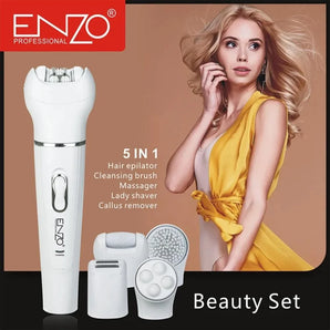 Enzo italy en-0104 rechargeable female hair removal epilators
