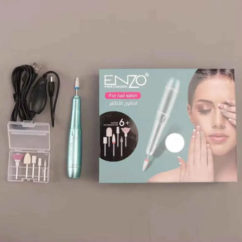 Enzo manicure & pedicure kit en-02 green nail tools