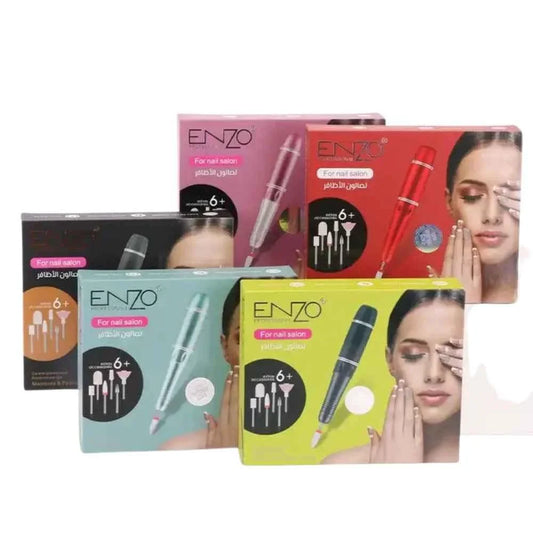 Enzo manicure & pedicure kit en-02 green nail tools