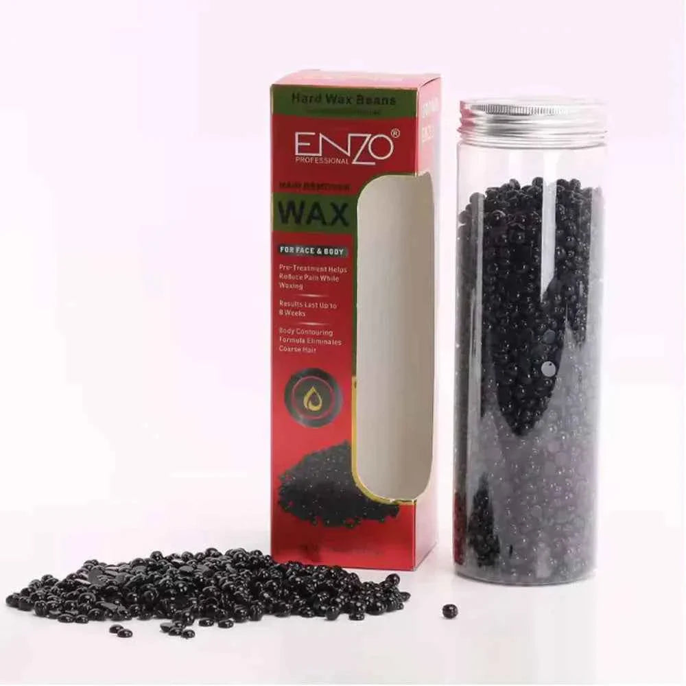Enzo professional hair removal hard wax beans 400g waxing kits & supplies