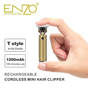 Enzo professional rechargeable cordless mini hair clipper skin care