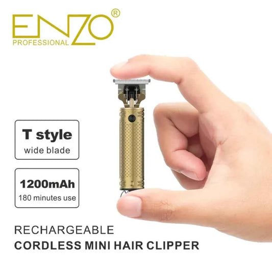 Enzo professional rechargeable cordless mini hair clipper skin care