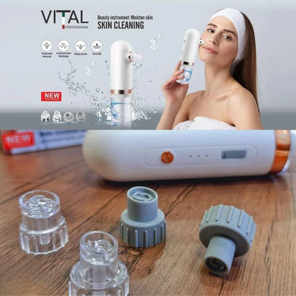 Vital hydrafacial home device with two tanks vit-011 skin care tools
