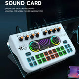 Sound Card English Cross border X3 Sound Card Special Effects Live Recording