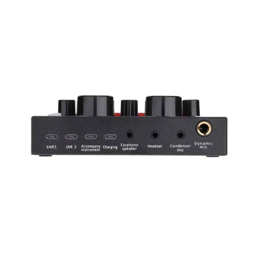 Sound card v8 mixer bluetooth soundcard v8 audio soundcard - Fun Touch