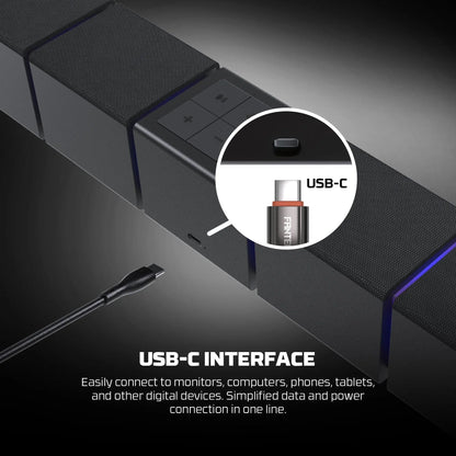 Fantech bluetooth speaker groove bar pro bs163 speakers