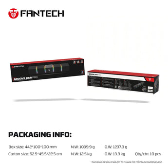 Fantech bluetooth speaker groove bar pro bs163 speakers