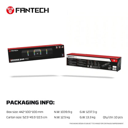 Fantech bluetooth speaker groove bar pro bs163 speakers