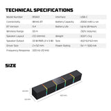 Fantech bluetooth speaker groove bar pro bs163 speakers