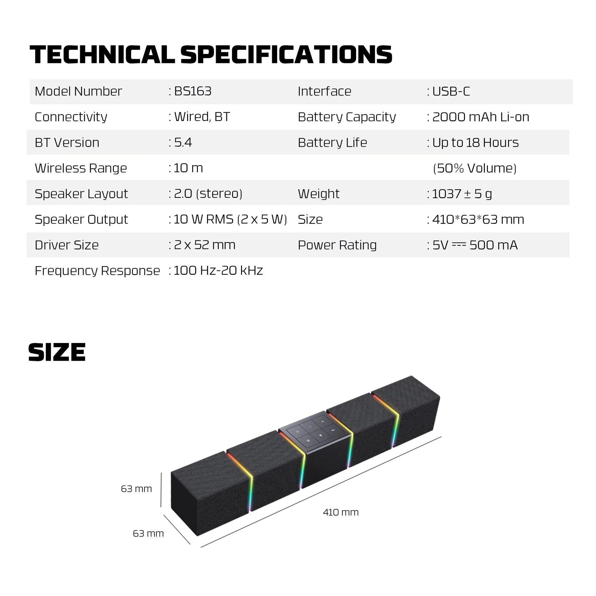 Fantech bluetooth speaker groove bar pro bs163 speakers