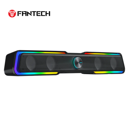 Fantech gs305 bluetooth 5.3 soundbar dual mode rgb lighting gaming speaker