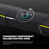 Fantech gs305 bluetooth 5.3 soundbar dual mode rgb lighting gaming speaker