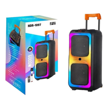 Ndr-1097 high quality professional sound eq party portable wireless trolley