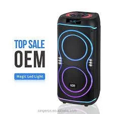 Ndr-822 outdoor portable double 8 inches wireless party box bluetooth large