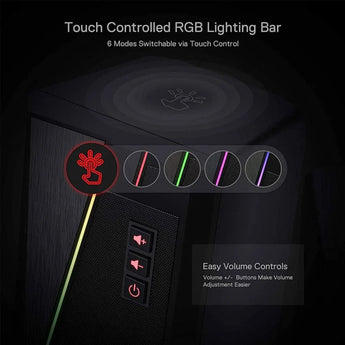 Redragon anvil gs520 rgb desktop speakers